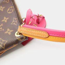 Pre Owned Louis Vuitton Loretta Crossbody Shoulder Bag  Monogram Canvas Brown