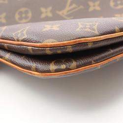 Pre Owned Louis Vuitton Loretta Crossbody Shoulder Bag  Monogram Canvas Brown