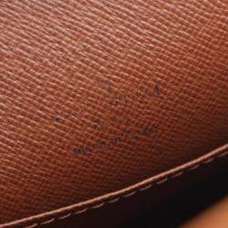Pre Owned Louis Vuitton Drouot Shoulder Bag  Monogram Canvas Brown