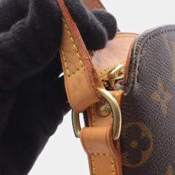 Pre Owned Louis Vuitton Drouot Shoulder Bag  Monogram Canvas Brown