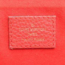 Pre Owned Louis Vuitton Estrella Mm Shoulder Tote Bag  Monogram Brown Red