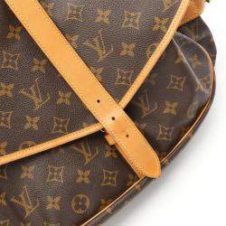 Pre Owned Louis Vuitton Samuel 35 Crossbody Shoulder Bag  Monogram Canvas