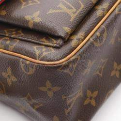 Pre Owned Louis Vuitton Viva Cite Pm Crossbody Shoulder Bag  Monogram Canvas