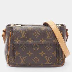 Pre Owned Louis Vuitton Viva Cite Pm Crossbody Shoulder Bag  Monogram Canvas