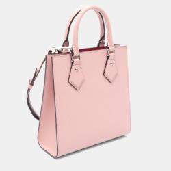 Pre Owned Louis Vuitton Sac Plat BB Pink Epi Leather Tote Bag