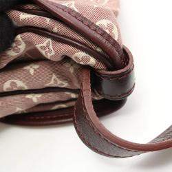 Pre Owned Louis Vuitton Saumur Pm Shoulder Bag  Monogram Canvas Bordeaux Sepia
