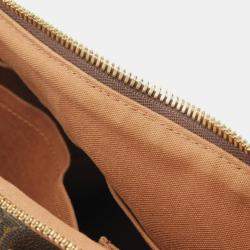 Pre Owned Louis Vuitton Palermo Pm Shoulder Handbag  Monogram Canvas