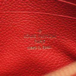 Pre Owned Louis Vuitton Pochette Double Zip Shoulder Bag  Monogram Empreinte Blue