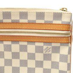 Pre Owned Louis Vuitton Pochette Bosphore Shoulder Bag  Damier Azur Canvas
