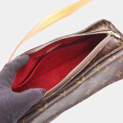 Pre Owned Louis Vuitton Vivacite Mm Shoulder Bag  Monogram Canvas