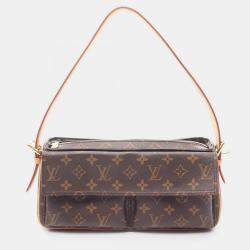 Pre Owned Louis Vuitton Vivacite Mm Shoulder Bag  Monogram Canvas