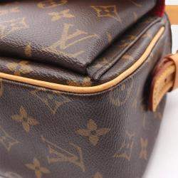 Pre Owned Louis Vuitton Vivacite Mm Shoulder Bag  Monogram Canvas