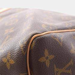 Pre Owned Louis Vuitton Keepall 55 Travel Handbag  Monogram Canvas