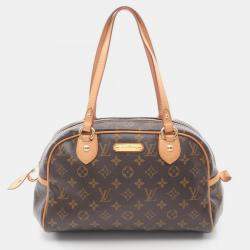 Pre Owned Louis Vuitton Montorgueil Pm Shoulder Bag  Monogram Canvas