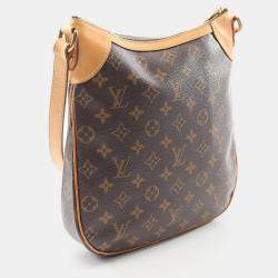 Pre Owned حقيبة كتف لويس فيتون أوديون بي إم قماش مونوغرام جلد بني