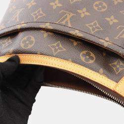 Pre Owned حقيبة كتف لويس فيتون أوديون بي إم قماش مونوغرام جلد بني