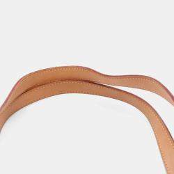 Pre Owned Louis Vuitton Stresa Pm Shoulder Bag  Monogram Canvas Leather Brown