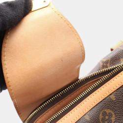 Pre Owned Louis Vuitton Stresa Pm Shoulder Bag  Monogram Canvas Leather Brown