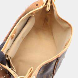 Pre Owned Louis Vuitton Galliera Pm Shoulder Bag  Monogram Canvas