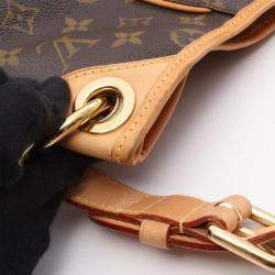 Pre Owned Louis Vuitton Galliera Pm Shoulder Bag  Monogram Canvas