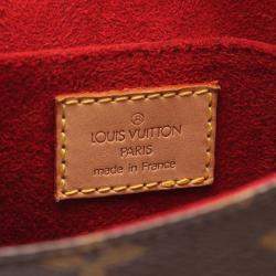 Pre Owned Louis Vuitton Tambourine Shoulder Bag  Monogram Canvas Brown