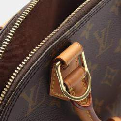 Pre Owned Louis Vuitton Brown Alma Monogram Canvas BB Shoulder Handbag 