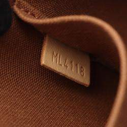 Pre Owned Louis Vuitton Brown Alma Monogram Canvas BB Shoulder Handbag 