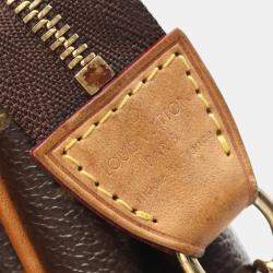 Pre Owned Louis Vuitton Eva Brown Monogram Canvas Leather Shoulder Bag