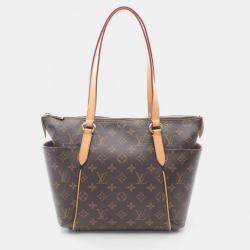 Pre Owned Louis Vuitton Totally PM Brown Monogram Canvas Shoulder Bag