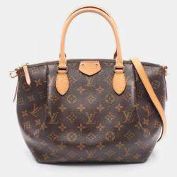 Pre Owned Louis Vuitton Turenne PM Brown Monogram Canvas Handbag