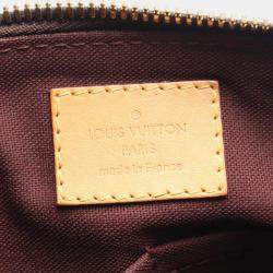 Pre Owned Louis Vuitton Turenne PM Brown Monogram Canvas Handbag