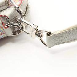 Pre Owned Louis Vuitton Trio Multicolor Damier Giant Leather Messenger Bag