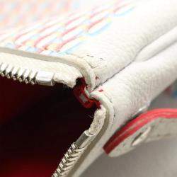 Pre Owned Louis Vuitton Trio Multicolor Damier Giant Leather Messenger Bag