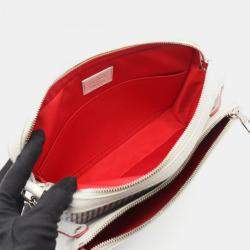 Pre Owned Louis Vuitton Trio Multicolor Damier Giant Leather Messenger Bag