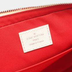 Pre Owned Louis Vuitton Trio Multicolor Damier Giant Leather Messenger Bag