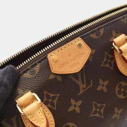 Pre Owned Louis Vuitton Turenne PM Brown Monogram Canvas Shoulder Handbag
