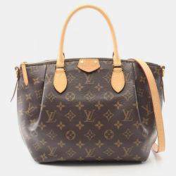 Pre Owned Louis Vuitton Turenne PM Brown Monogram Canvas Shoulder Handbag