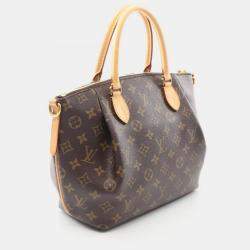 Pre Owned Louis Vuitton Turenne PM Brown Monogram Canvas Shoulder Handbag