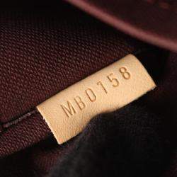 Pre Owned Louis Vuitton Turenne PM Brown Monogram Canvas Shoulder Handbag