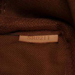 Pre Owned Louis Vuitton Nano Noe Brown Monogram Canvas Shoulder Bag