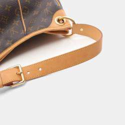 Pre Owned Louis Vuitton Galliera PM Brown Monogram Canvas Shoulder Bag