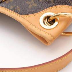 Pre Owned Louis Vuitton Galliera PM Brown Monogram Canvas Shoulder Bag