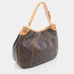 Pre Owned Louis Vuitton Galliera PM Brown Monogram Canvas Shoulder Bag