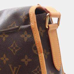 مملوكة مسبقًا Louis Vuitton Ménilmontant MM Brown Monogram Canvas Shoulder Crossbody Bag