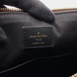 Pre Owned Louis Vuitton Odeon MM Brown Damier Canvas Leather Shoulder Bag