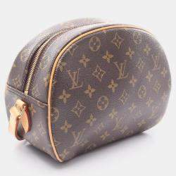 Pre Owned Louis Vuitton Blois Brown Monogram Canvas Leather Shoulder Bag