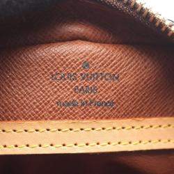 Pre Owned Louis Vuitton Blois Brown Monogram Canvas Leather Shoulder Bag