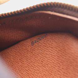 Pre Owned Louis Vuitton Blois Brown Monogram Canvas Leather Shoulder Bag