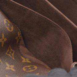 Pre Owned Louis Vuitton Pochette Metis MM Brown Monogram Canvas Handbag
