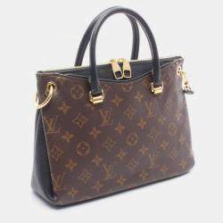 Pre Owned Louis Vuitton Pallas BB Brown Monogram Canvas Handbag